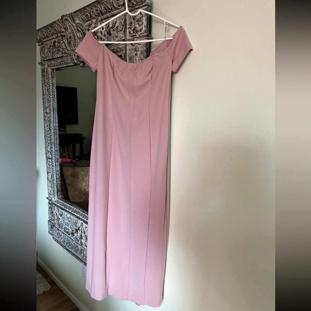 New Zara midi dress size XL blush color